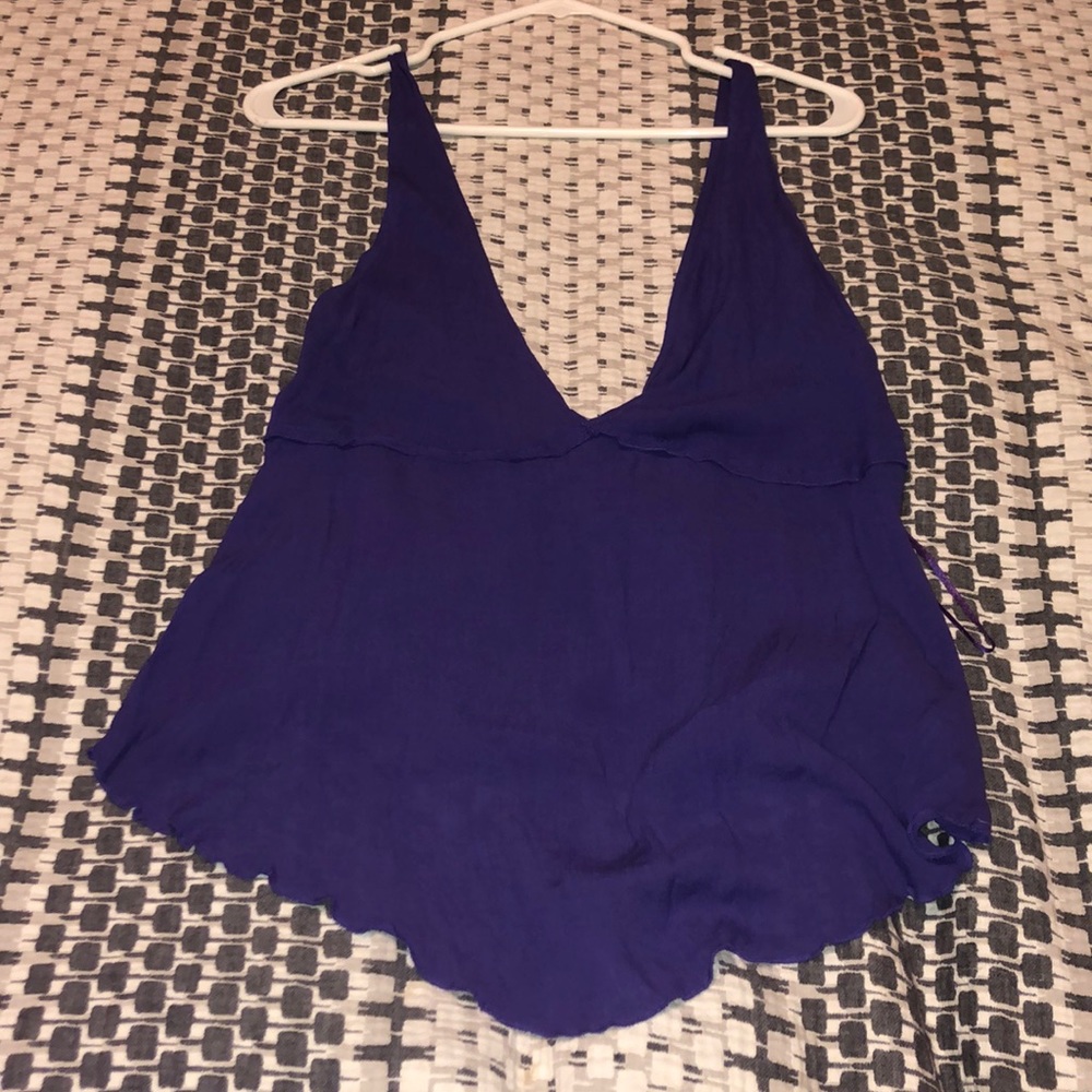 FREE PEOPLE purple dress tank